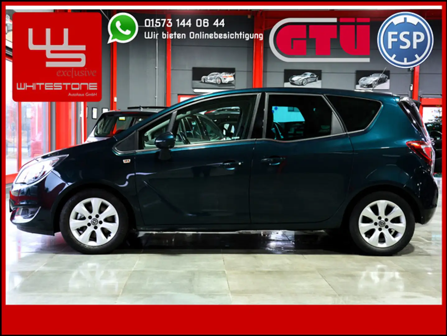 Opel Meriva 1.4  Aut Navi R-Cam Shzg / Gr. Garantie Grün - 1