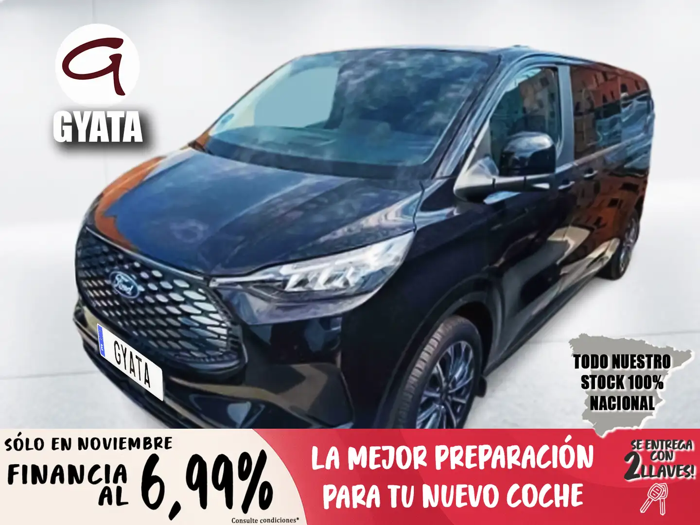Ford Tourneo Custom E-Grand Titanium X 160kW Nero - 1
