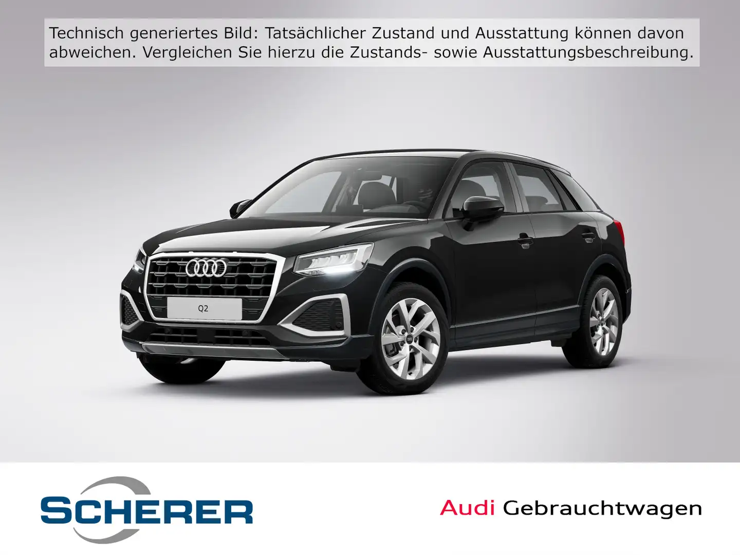 Audi Q2 advanced 35 TFSI 110(150) kW(PS) S tronic Schwarz - 1