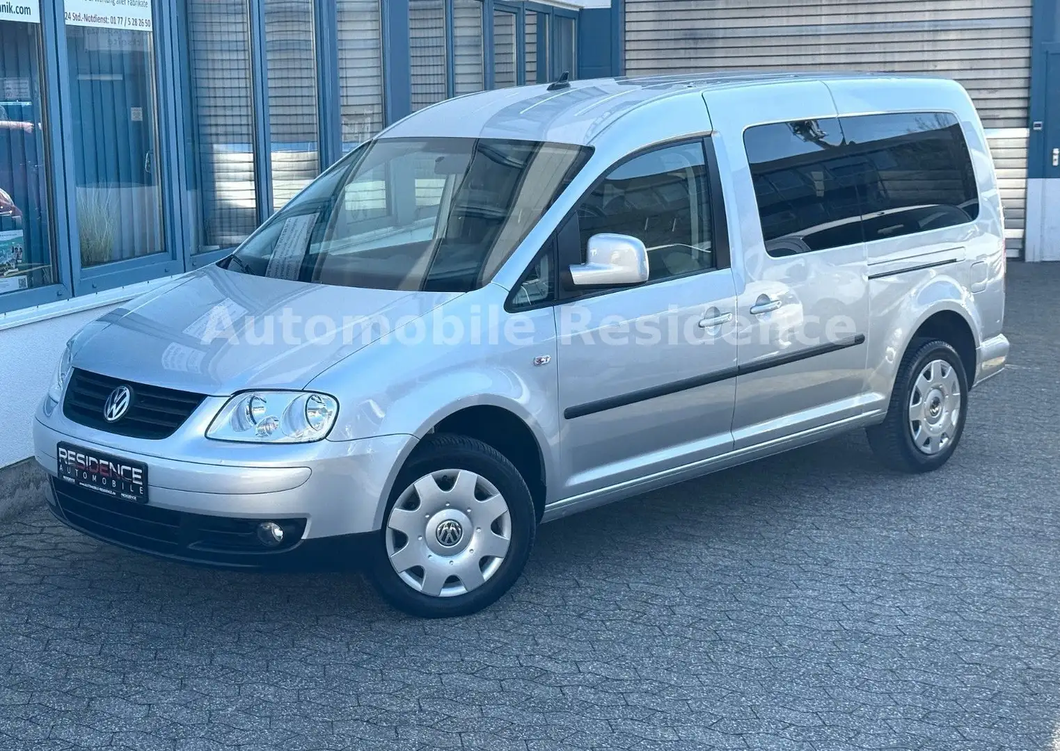 Volkswagen Caddy Maxi Life EcoFuel 2.0 CNG*NAVI*AHK*SHZ*PDC Silber - 2