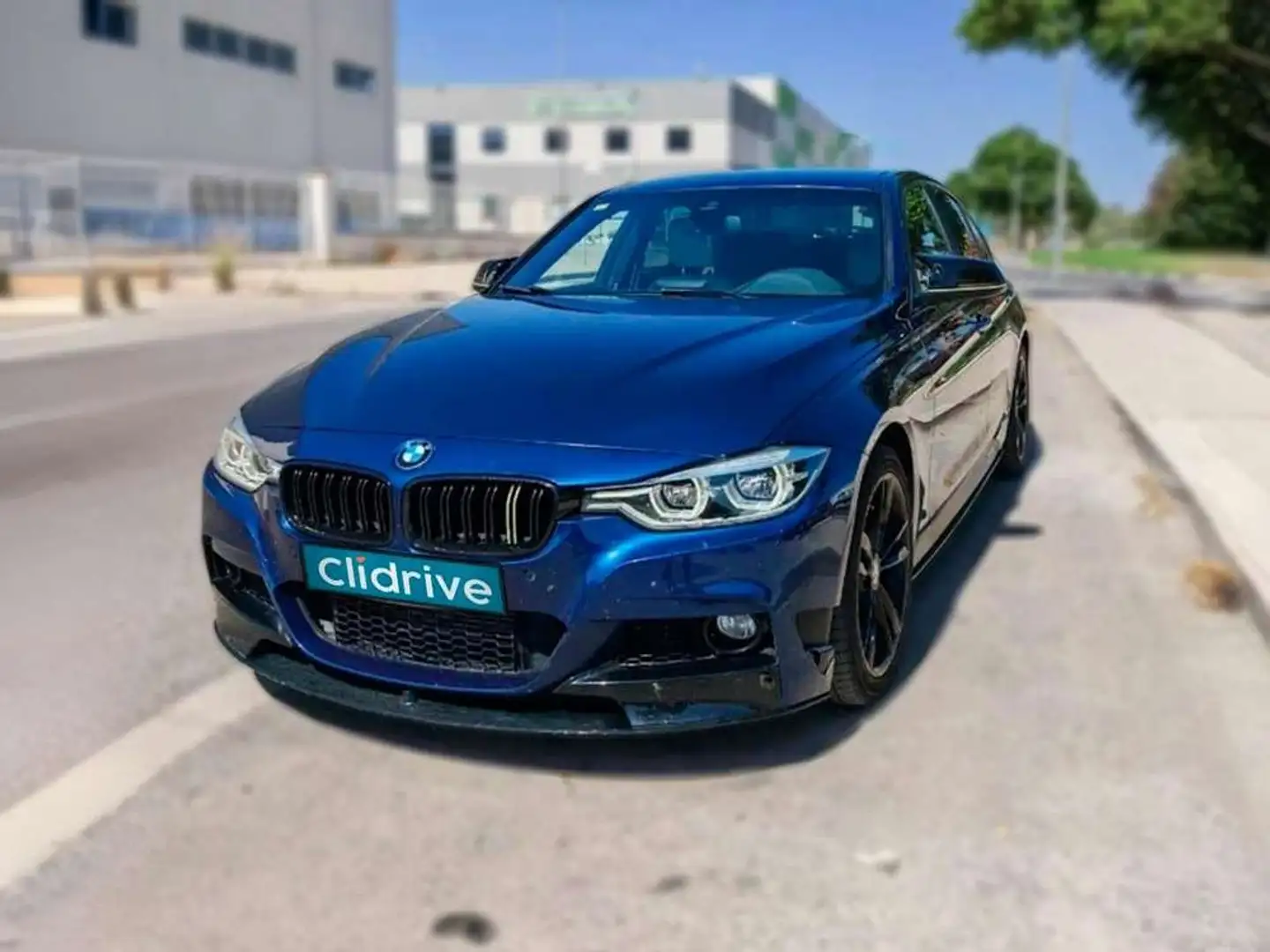 BMW 318 318d Bleu - 2