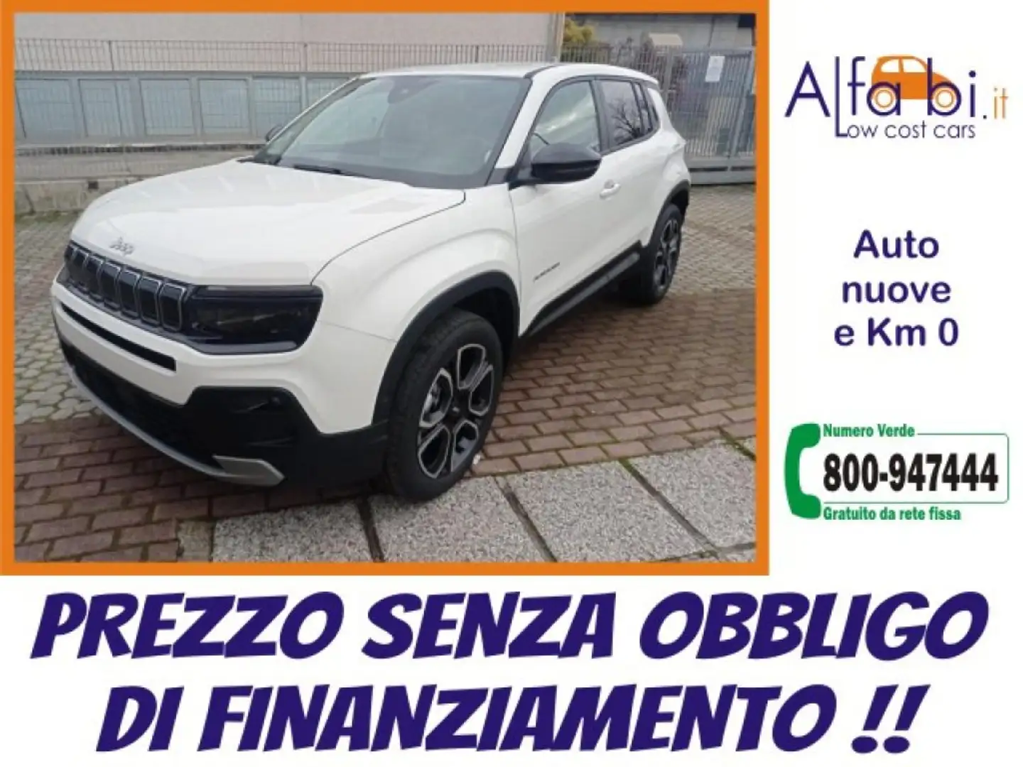 Jeep Avenger 1.2 100CV Summit Bianco - 1