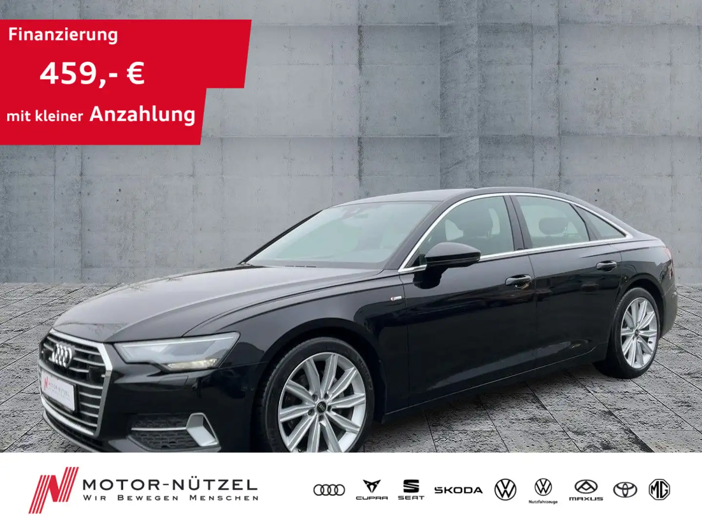Audi A6 40 TDI S-TR S-LINE LED+NAVI+RFK+ACC Schwarz - 1