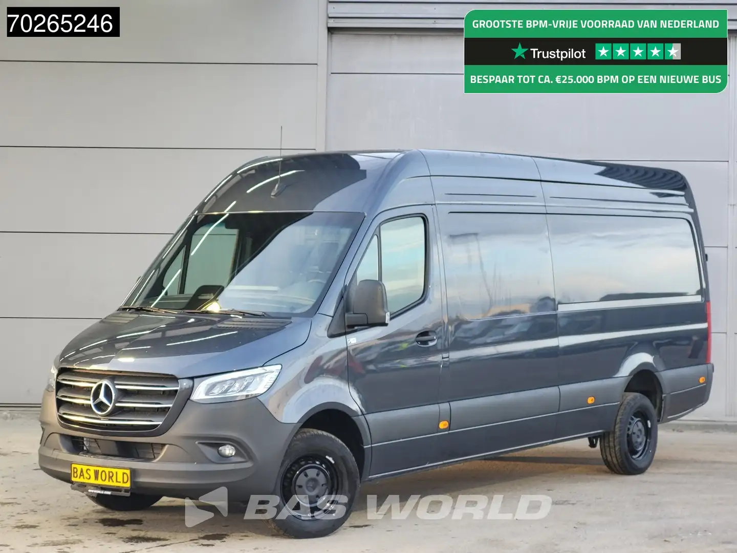 Mercedes-Benz Sprinter 319 CDI Automaat L3H2 2025model 3.5t trekhaak LED Grijs - 1