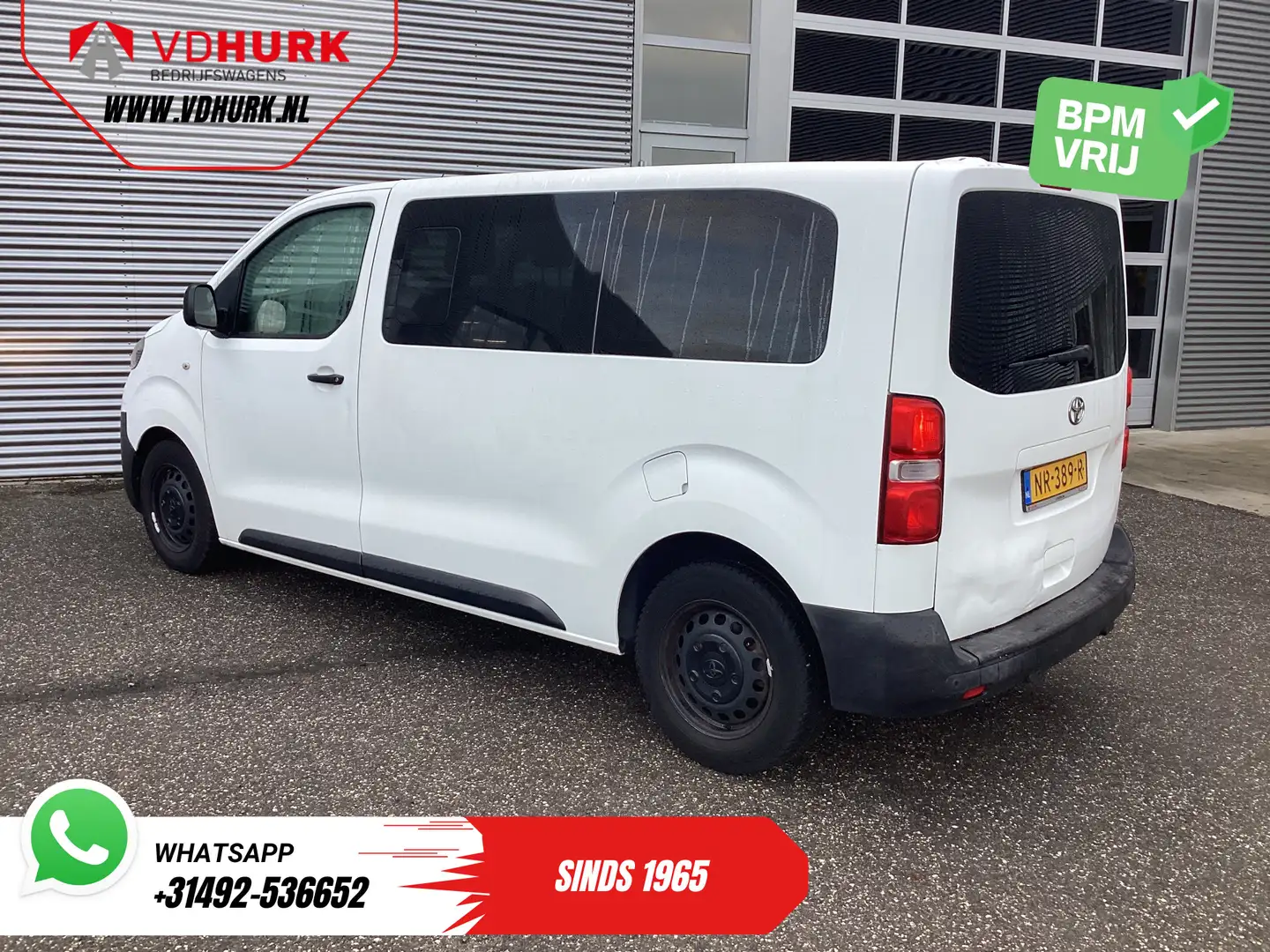 Toyota Proace Shuttle 1.6 D-4D Incl. BTW/BPM € 12.975,- EXPORT K Wit - 2