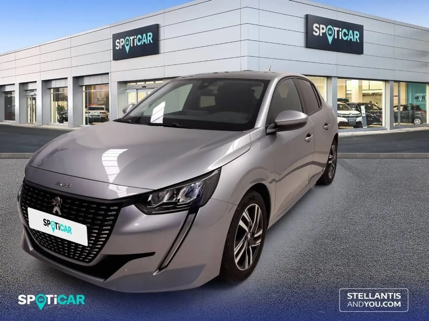 Peugeot 208 PureTech 73kW (100CV) Allure Gris - 1