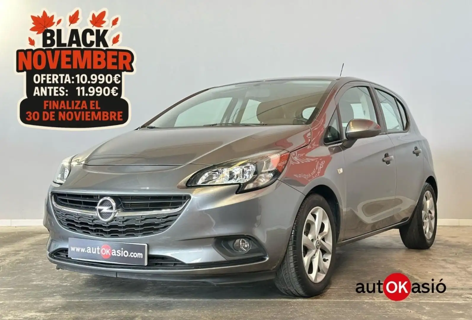 Opel Corsa 1.4 Selective 120 Aniversario 90 Gris - 1
