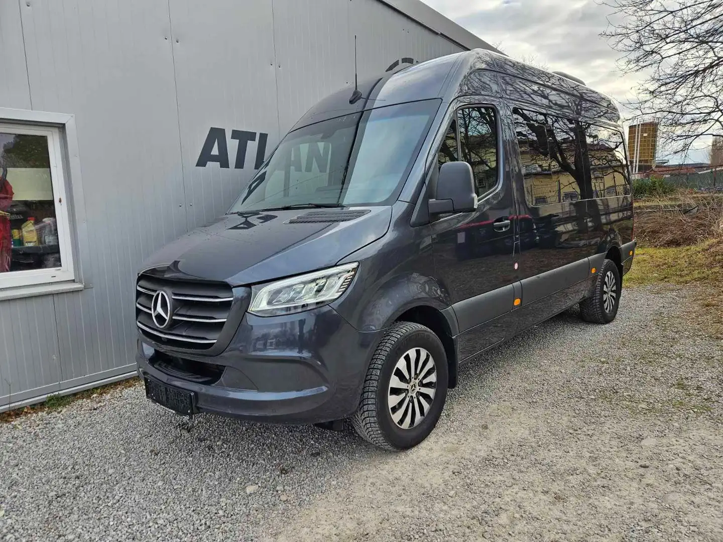 Mercedes-Benz Sprinter 317 CDI RWD L2 EUR NETTO 49.999,-FÜR EXPORT Grau - 1