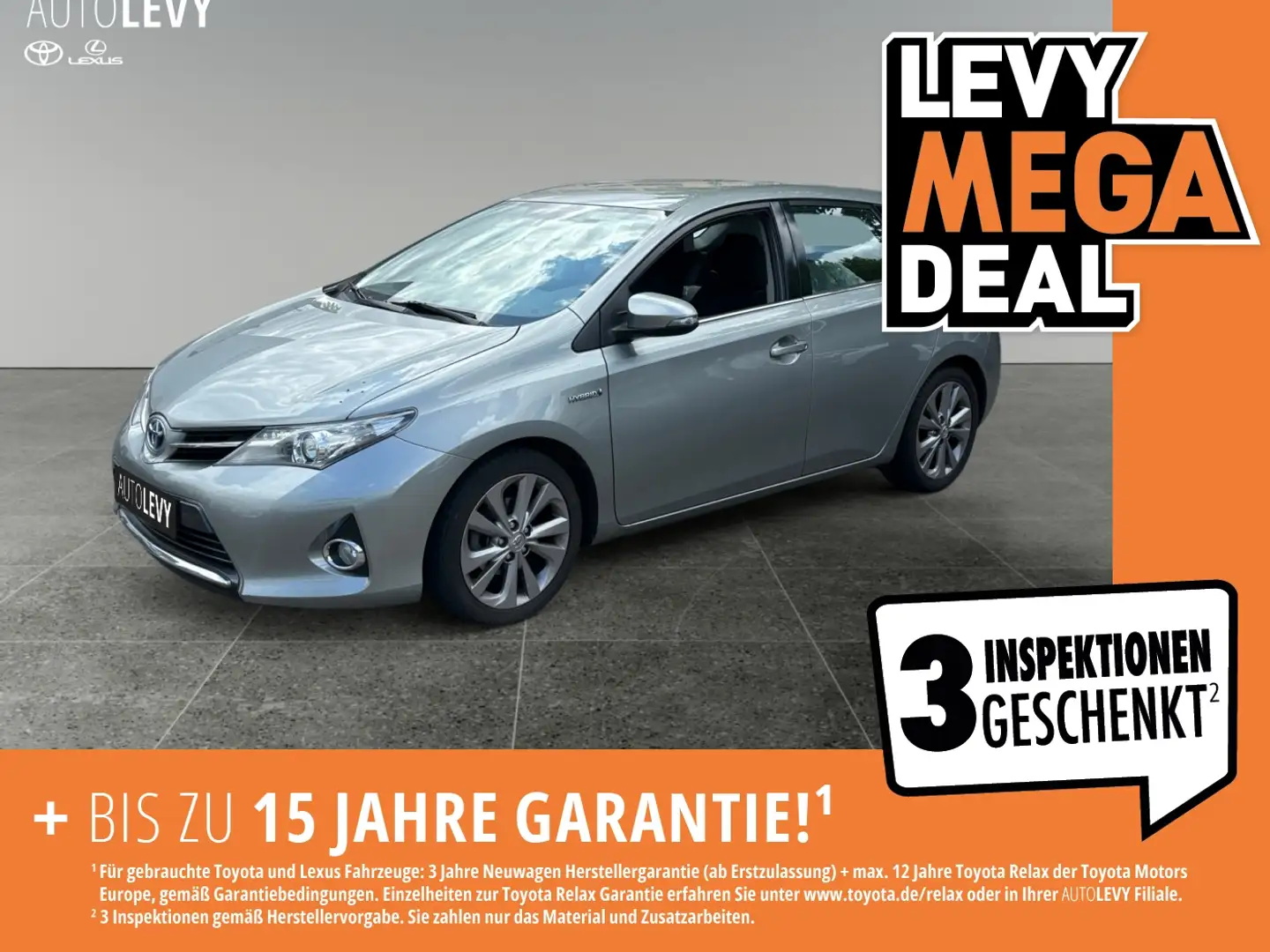 Toyota Auris 1.8 Life+ Matrix AUT Kam. KeyLess KlimaA Серебристый - 1