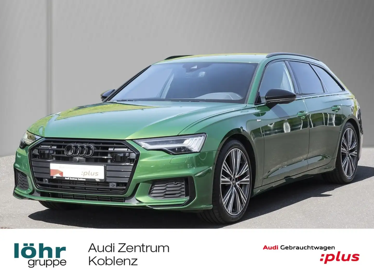 Audi A6 Avant 55 TFSI e S line Matrix AHK ACC B&O Groen - 1