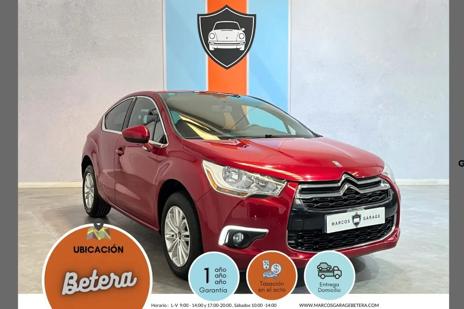 Citroen DS4 1.6 VTi Design Rojo - 1