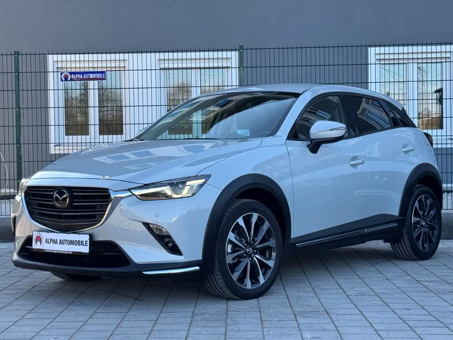 Mazda CX-3 Sports-Line/Head-Up/Abstandtempo Blanc - 1