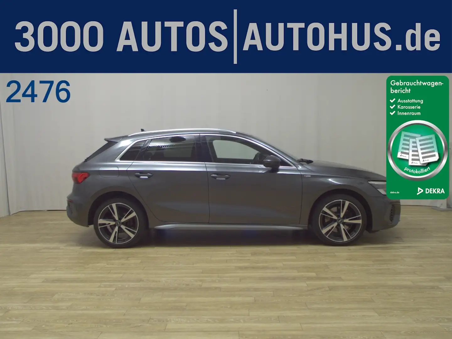 Audi A3 SB 40 TFSI e S-Line Navi+ vc+ Matrix B&O Grau - 1