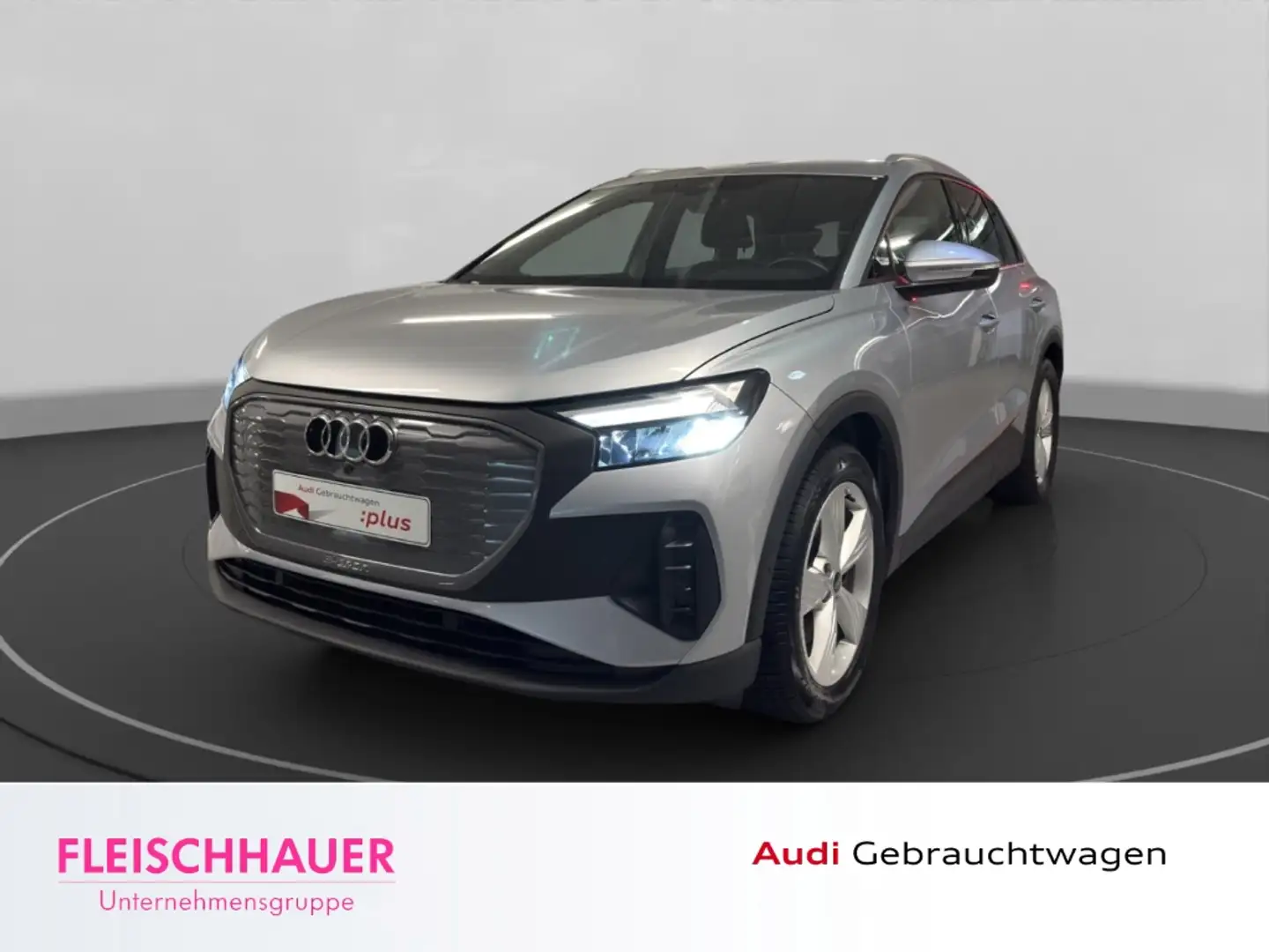 Audi Q4 e-tron e-tron 40 Navi+LED+VC+Kamera+ACC+Wärmepumpe Silber - 1