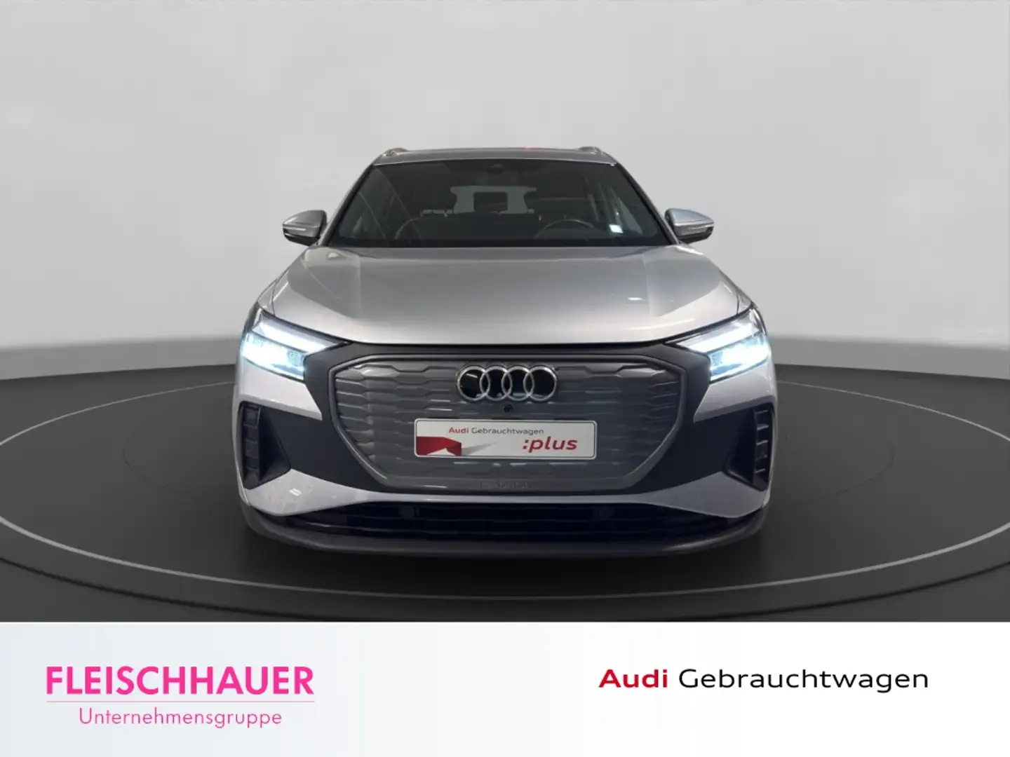 Audi Q4 e-tron e-tron 40 Navi+LED+VC+Kamera+ACC+Wärmepumpe Silber - 2