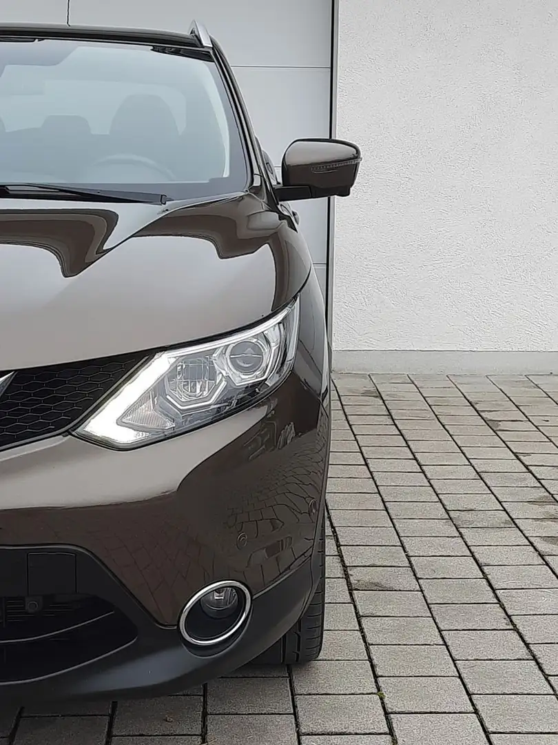 Nissan Qashqai Tekna Aut/LED/360°/Pano/Leder/Eu6 Gris - 1