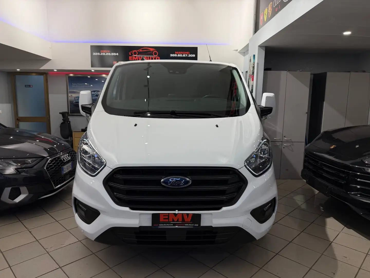 Ford Transit Custom Transit Custom 280 2.0 EcoBlue 130 PC Furgone Tren Bianco - 2