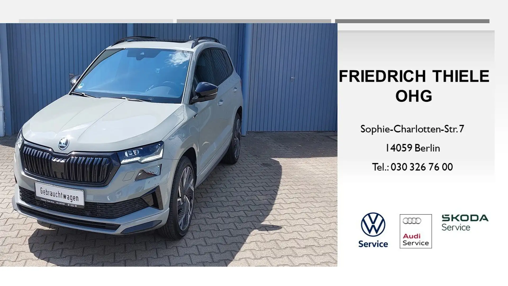 Skoda Karoq 2.0 TSI 4x4 Sportline 7-Gang DSG/Navigation/AHK Gris - 1