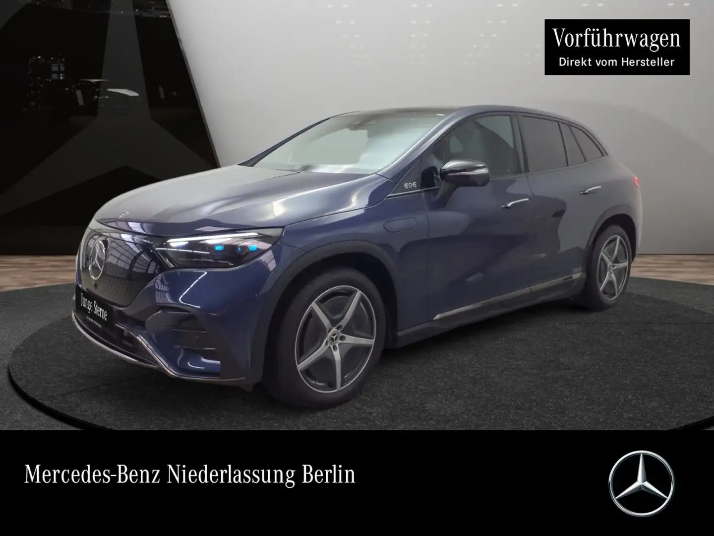 Mercedes-Benz EQE SUV EQE 350 AMG+NIGHT+PANO+360+AHK+BURMESTER+KEYLESS Blau - 1