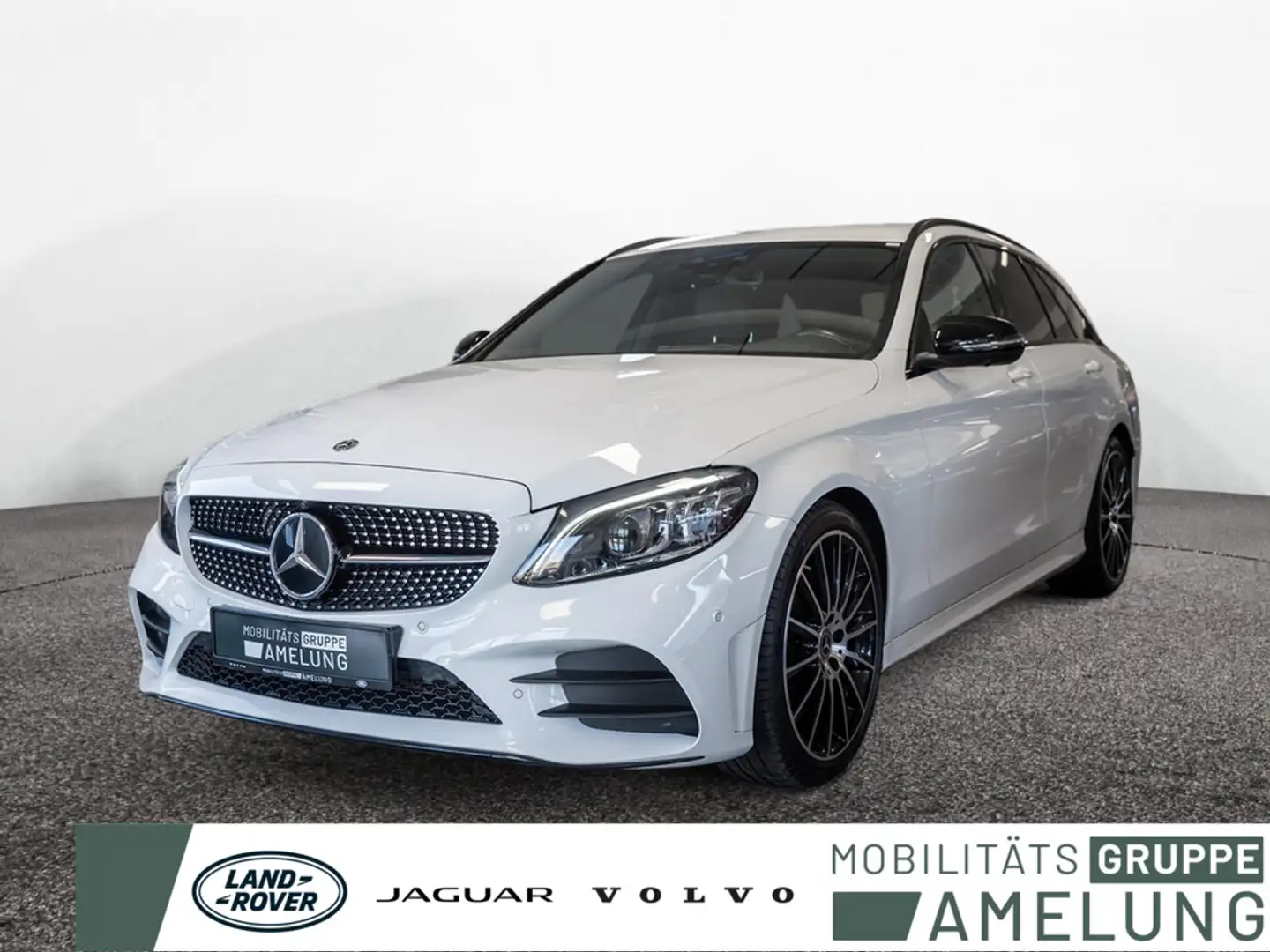 Mercedes-Benz C 220 d T AMG Line AHK HUD FACEL. LED 360° Weiß - 1