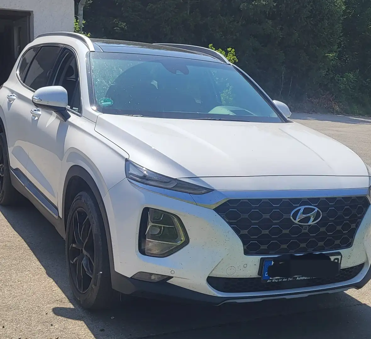 Hyundai SANTA FE Santa Fe Diesel 2.2 CRDi 4WD Premium Blanc - 1