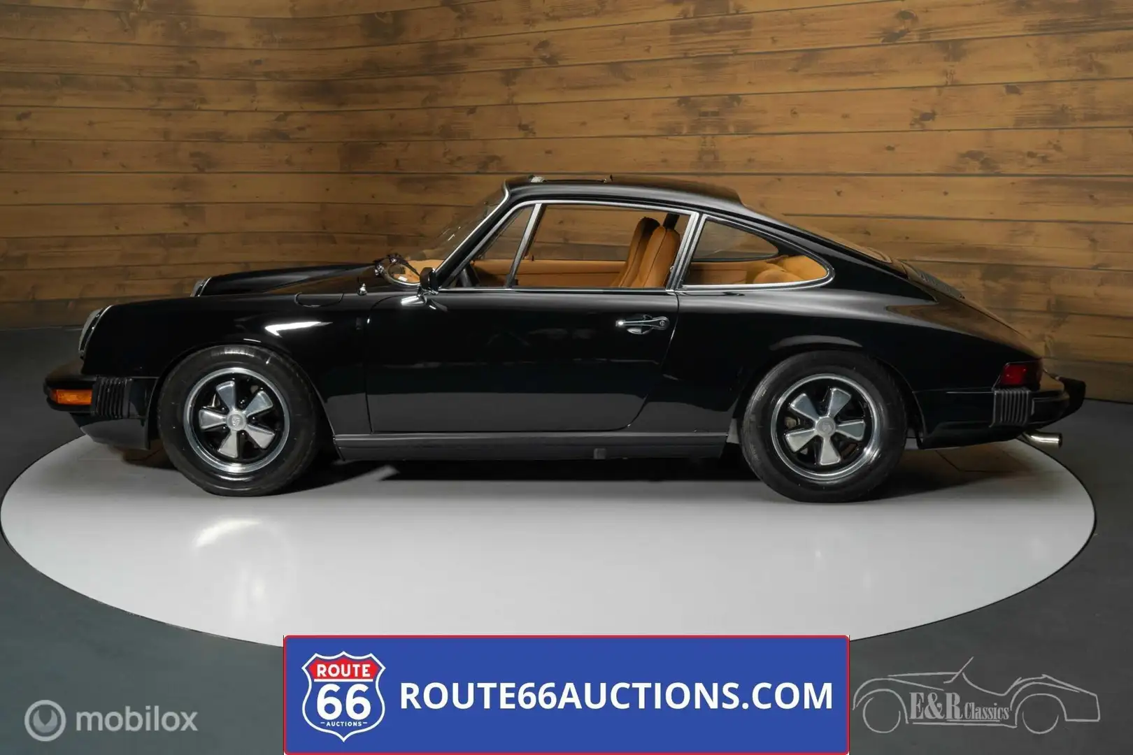 Porsche 912E 1976 | Route 66 auctions Siyah - 2