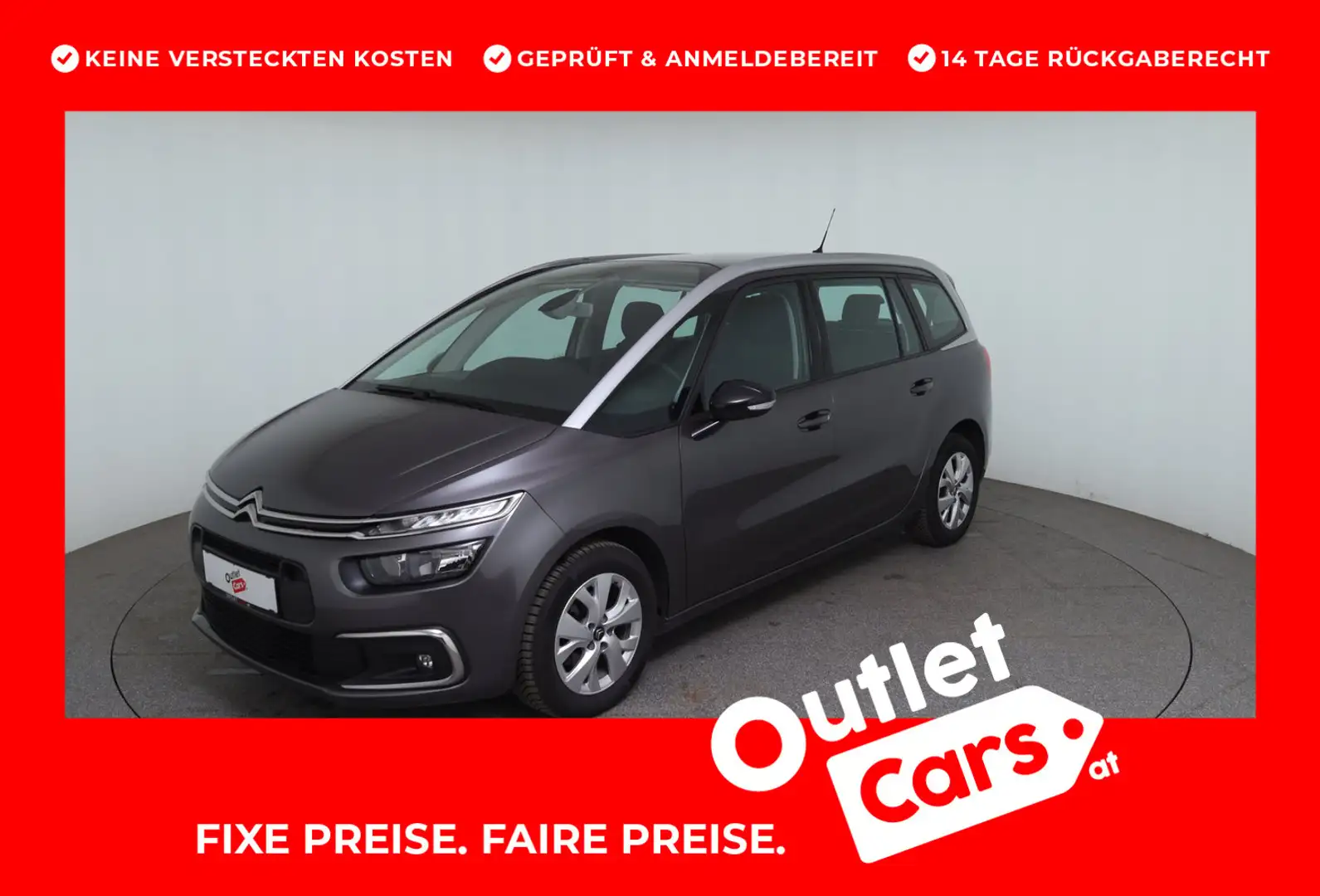 Citroen C4 Spacetourer BlueHDi 130 S&S EAT8 Feel Edition Grau - 1
