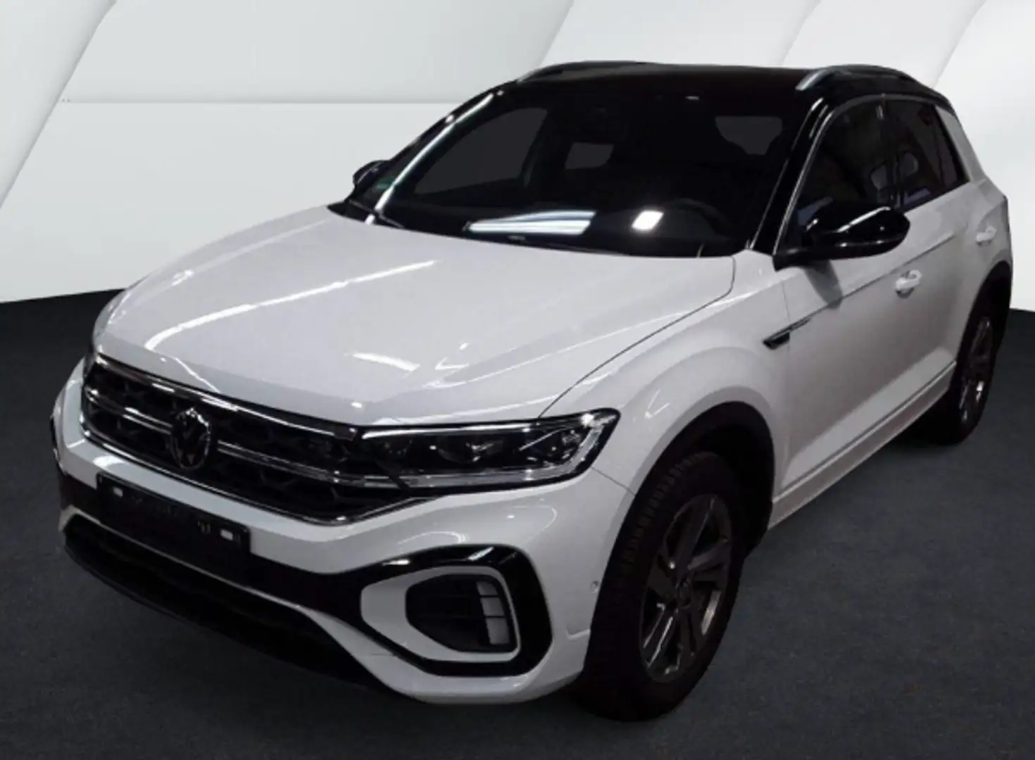 Volkswagen T-Roc 2.0 TDI DSG R-Line LED NAVI AHK PARKLENK ACC SHZ Weiß - 1
