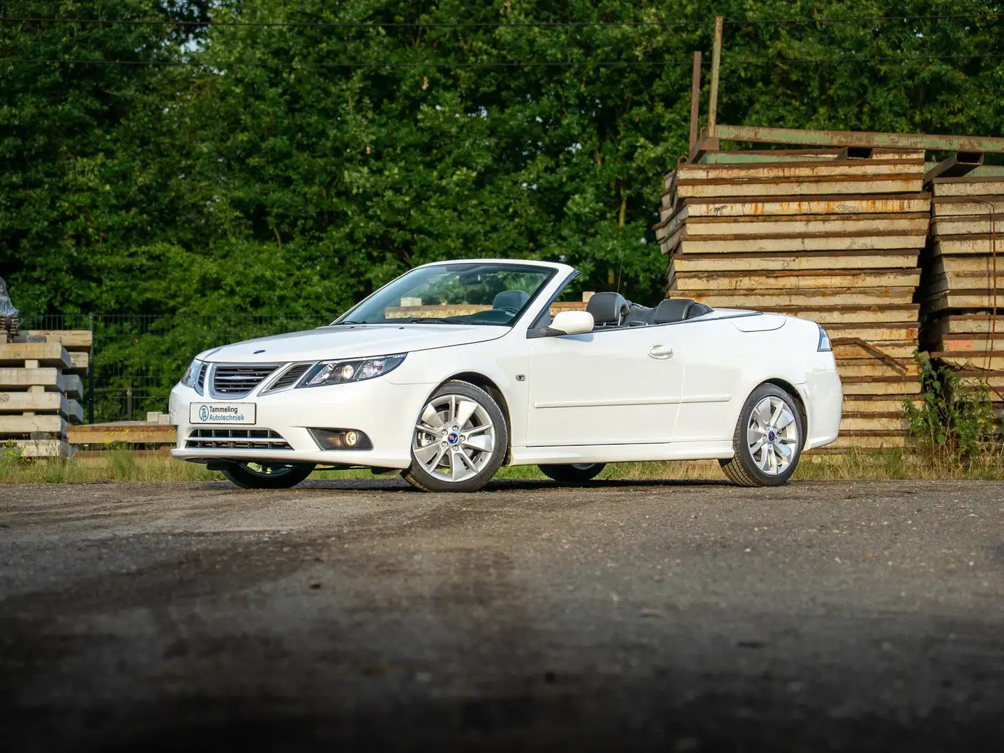 Saab 9-3 Cabriolet, 1.8t Vector Blanc - 2