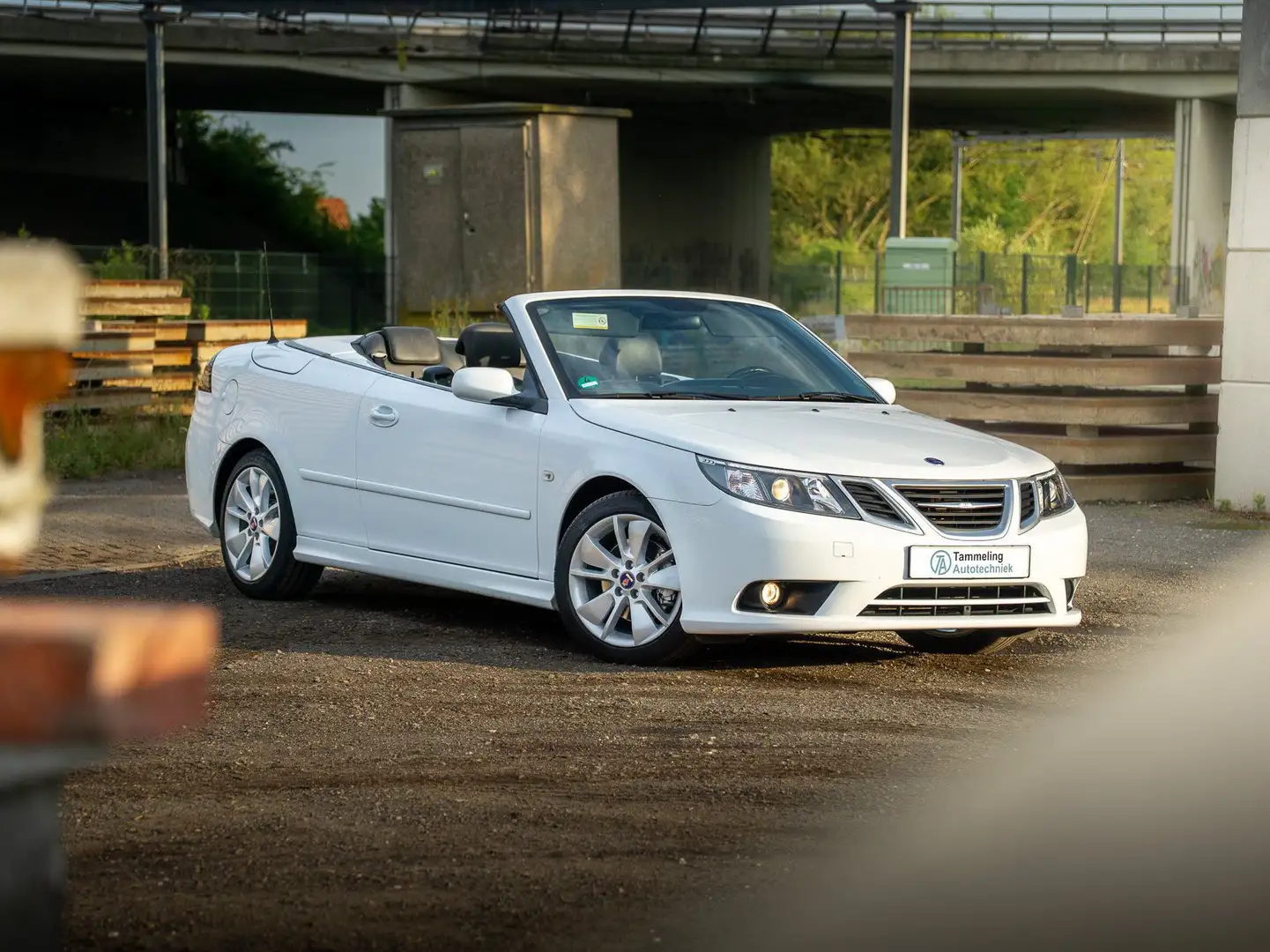 Saab 9-3 Cabriolet, 1.8t Vector Blanc - 1