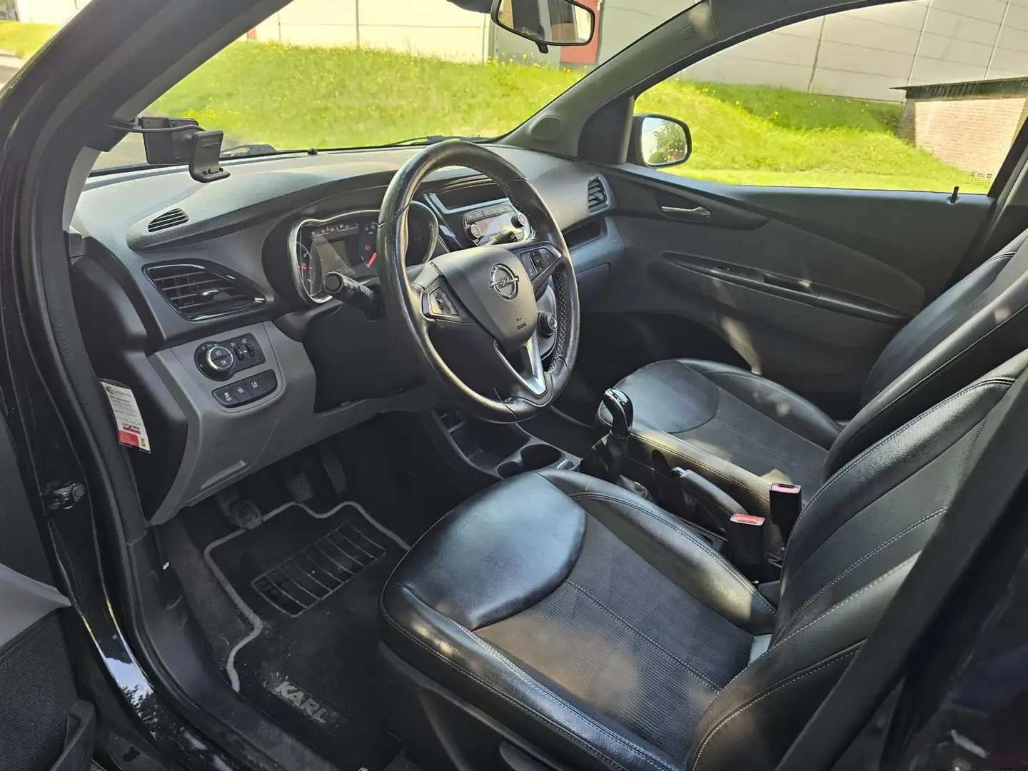 Opel Karl 1.0 ecoFLEX Cosmo DAK/leer/AIRCO/cruise Zwart - 2