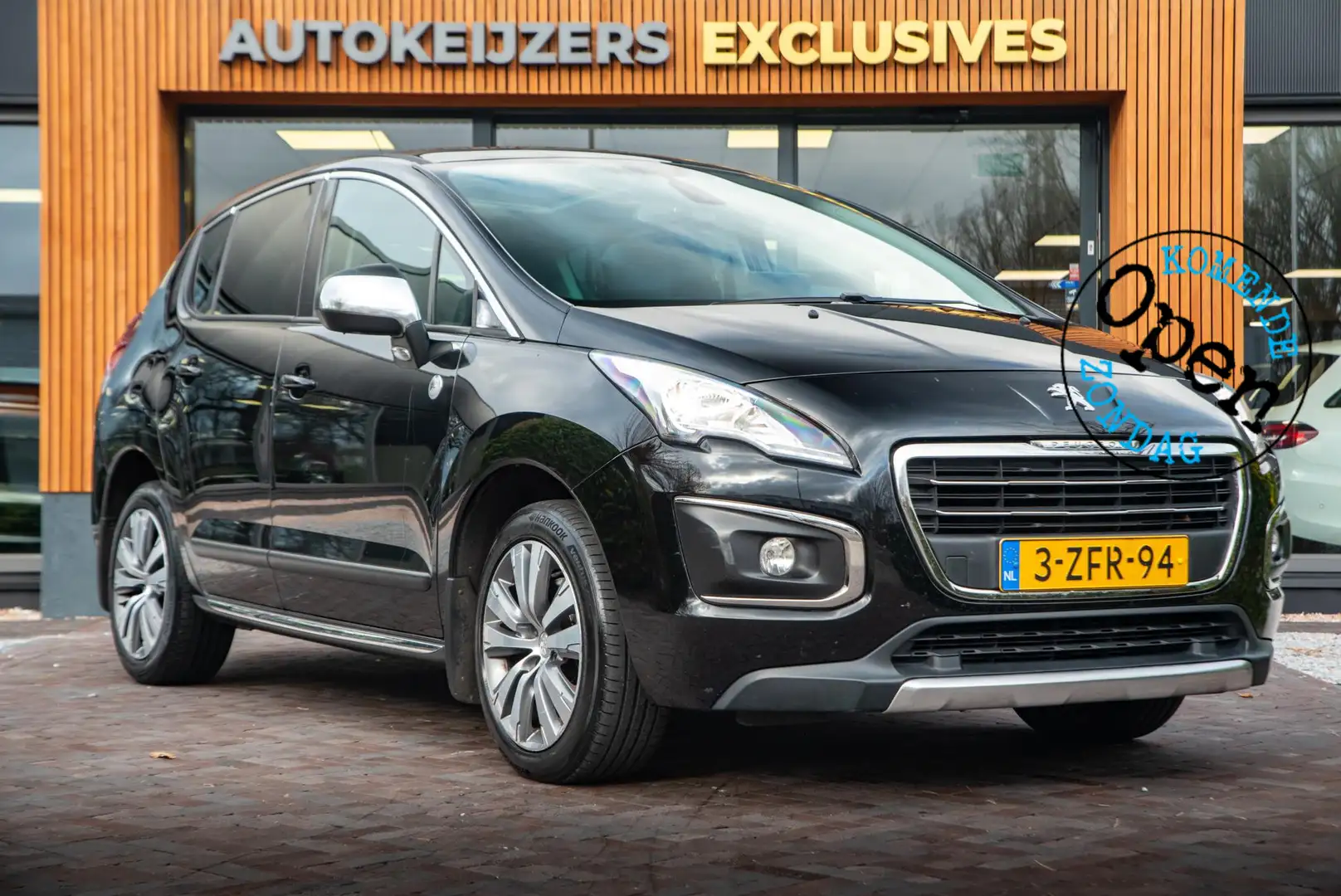 Peugeot 3008 1.6 THP Crossway Panodak HUD Cruise Control Navi C Zwart - 1