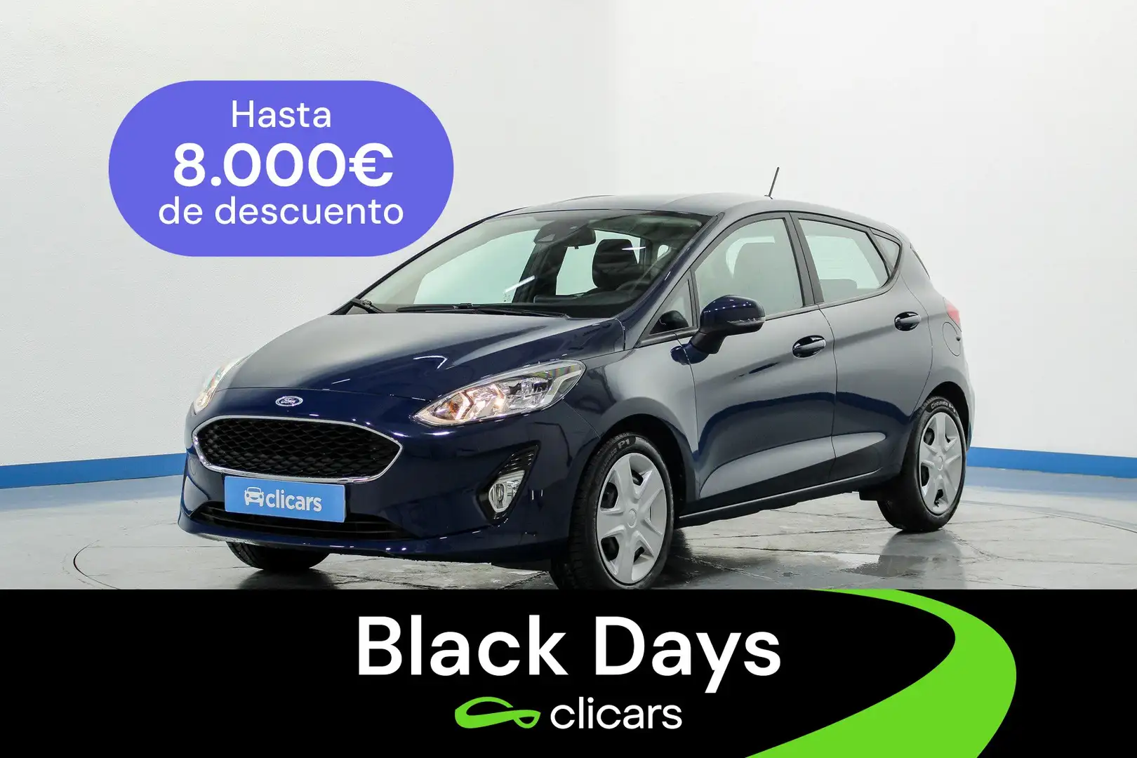 Ford Fiesta 1.5TDCi Trend 85 Bleu - 1