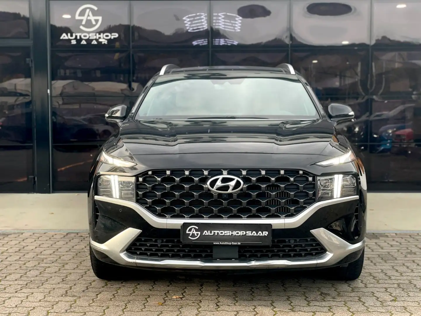 Hyundai SANTA FE Prime Hybrid 7-Sitzer/1-Hand/360°/Pano Schwarz - 2