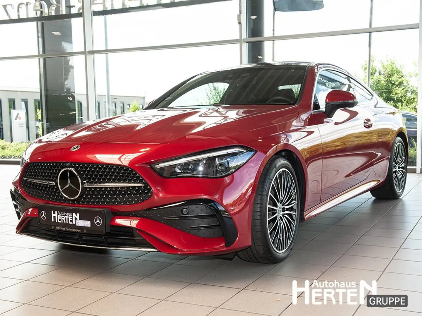 Mercedes-Benz CLE 200 Coupe+AMG ADVANCED+DISTRONIC+PANO+HEADup Roşu - 1