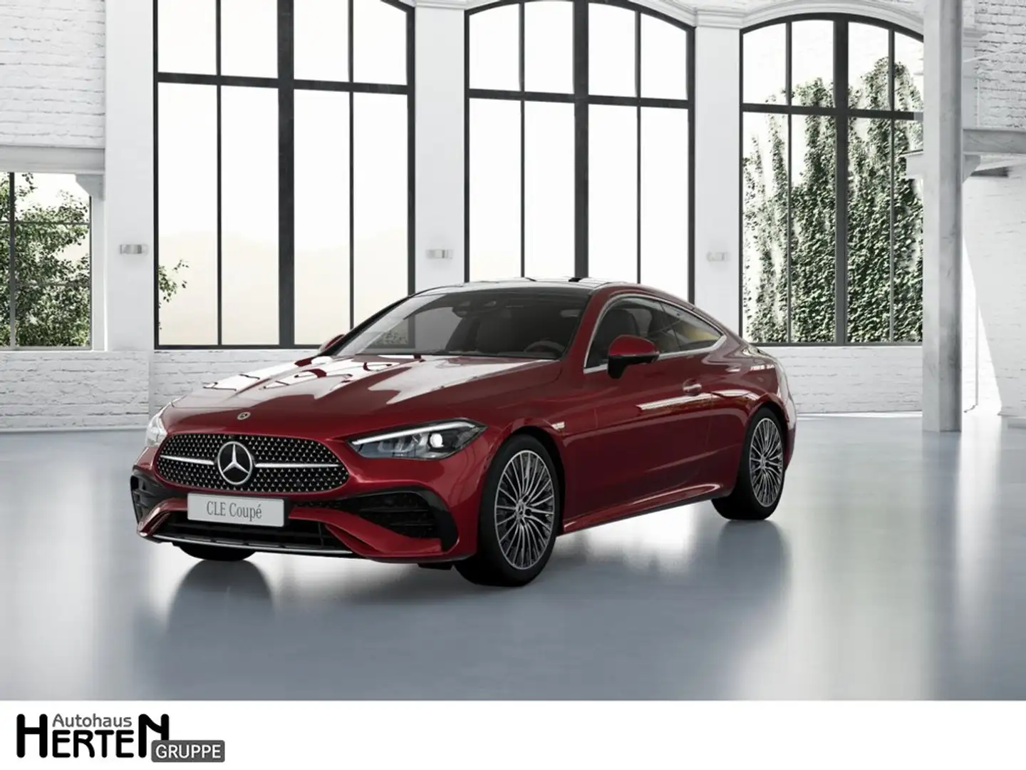 Mercedes-Benz CLE 200 Coupe+AMG ADVANCED+DISTRONIC+PANO+HEADup Czerwony - 1