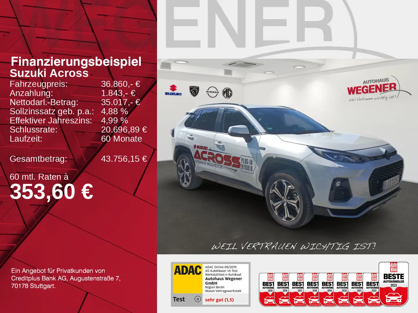 Suzuki Across ACROSS/TOYOTA RAV4 PLUG-IN HYBRID COMFORT+ Weiß - 2