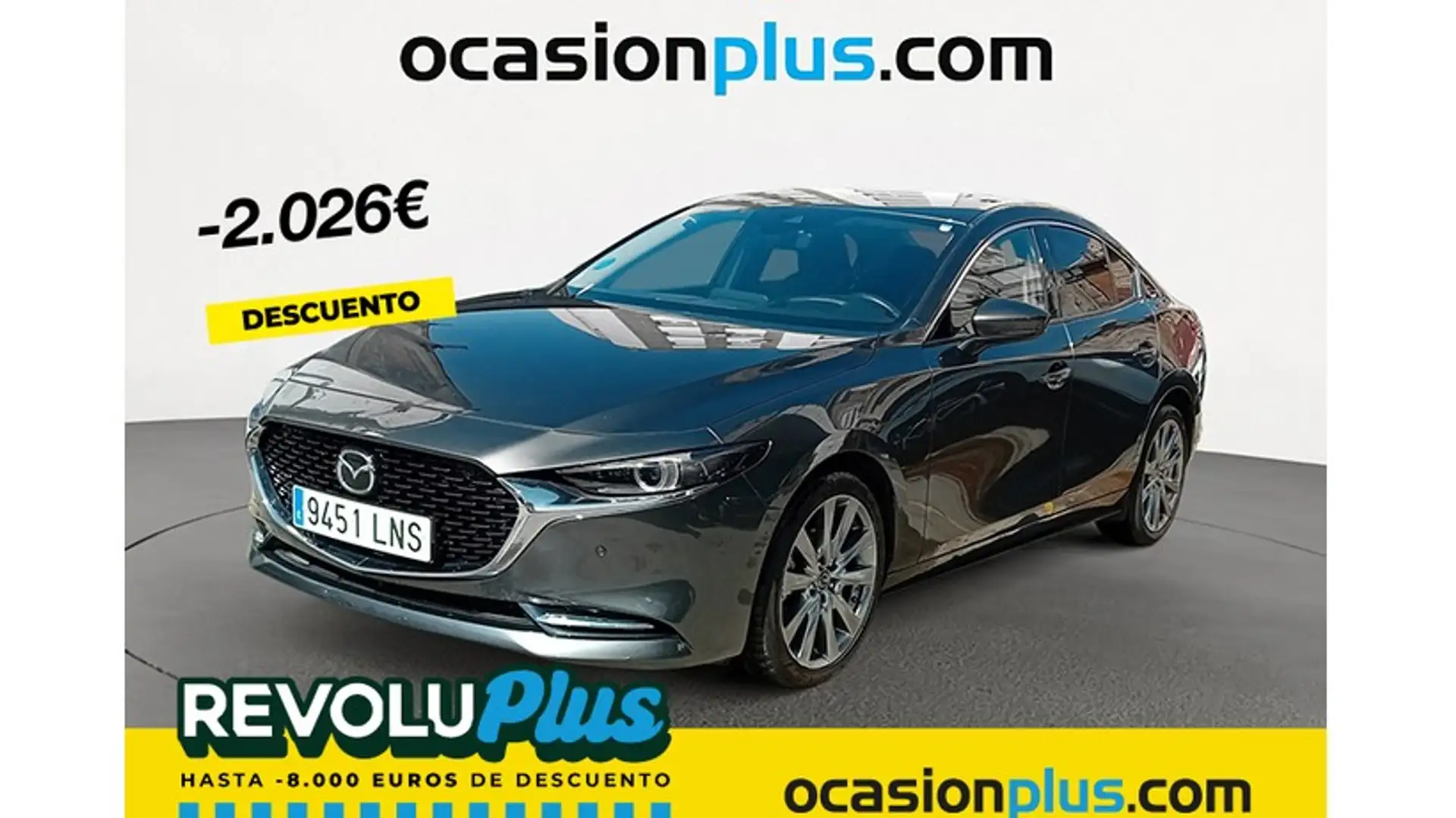 Mazda 3 Sedán 2.0 e-Skyactiv-X Zenith Safety 137kW Grigio - 1