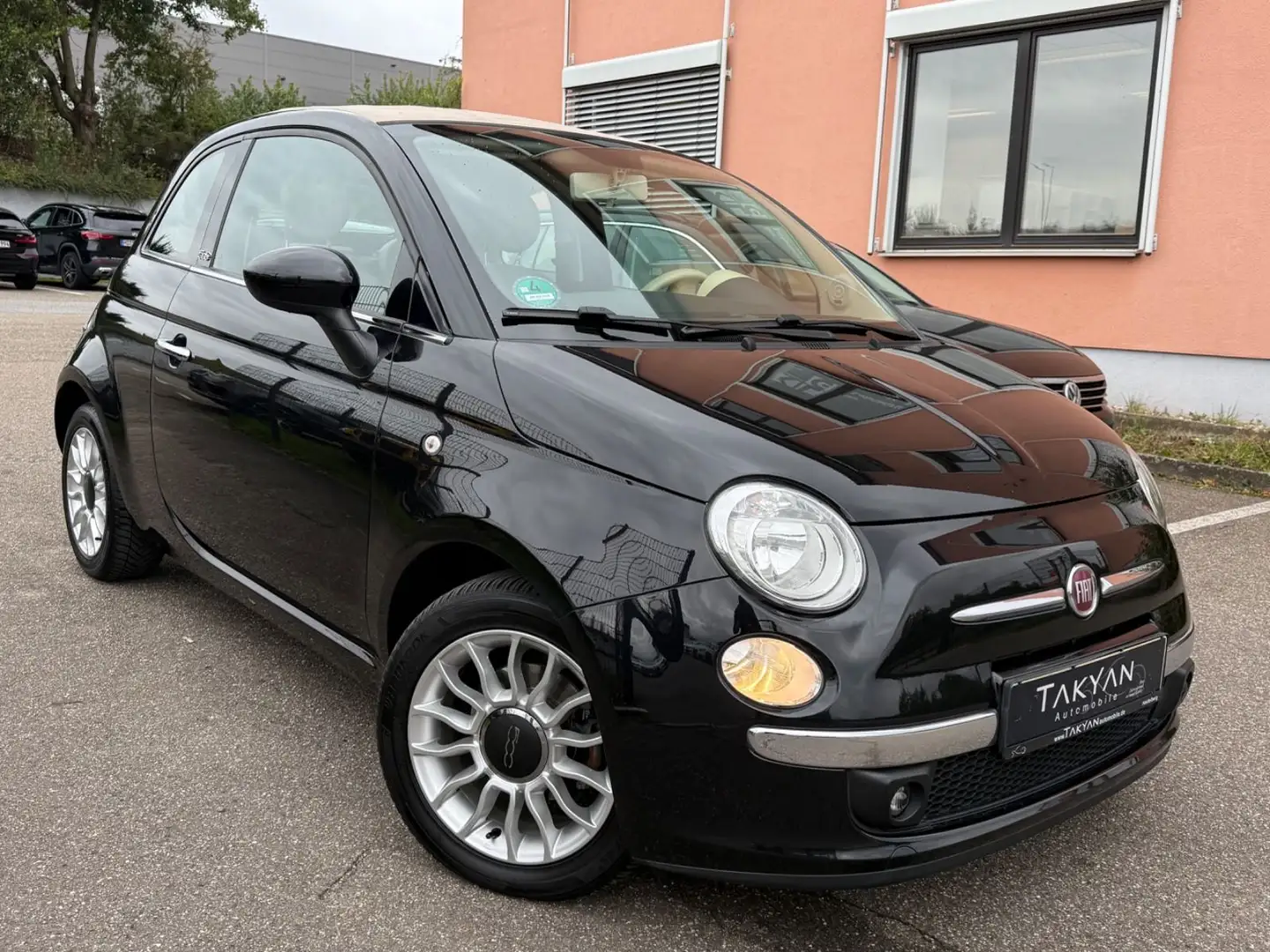 Fiat 500C Lounge Cabrio / 2.Hand / Klima / S-Heft Schwarz - 1