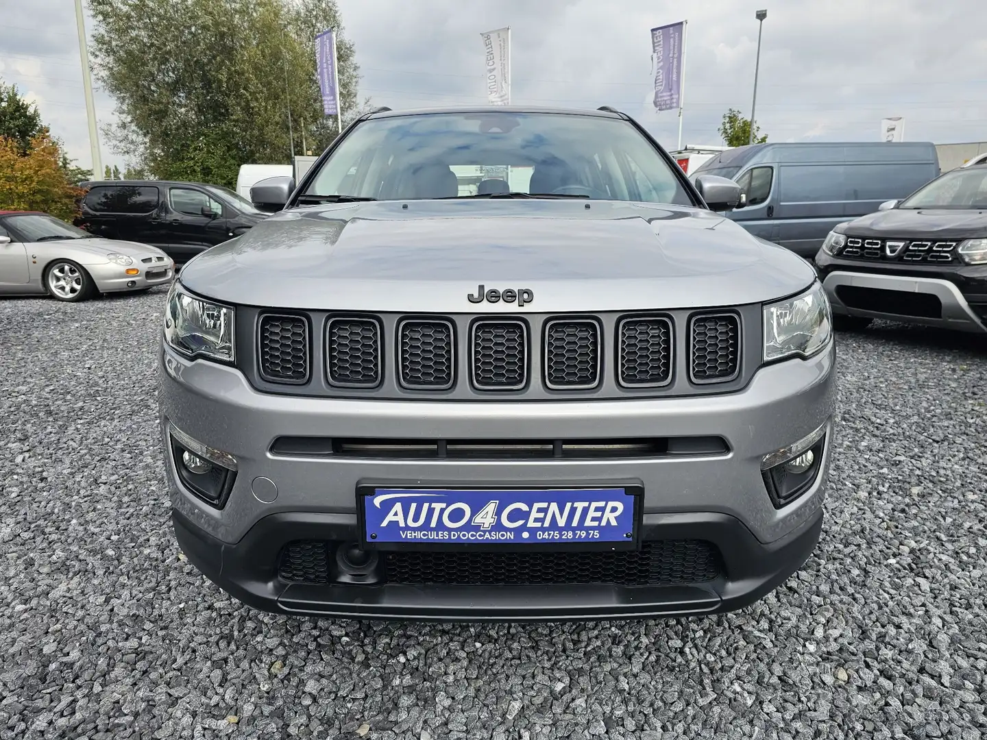 Jeep Compass 1.4 Turbo 4x2 Limited //1ER PROPRIO/GARANTIE 1AN// Grijs - 2