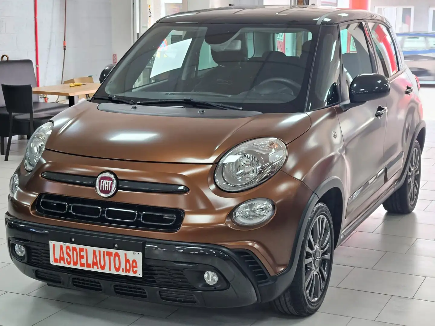 Fiat 500L S-Design1.4i Sensors Clim Cruise Blue Gps Lombaire Bruin - 1