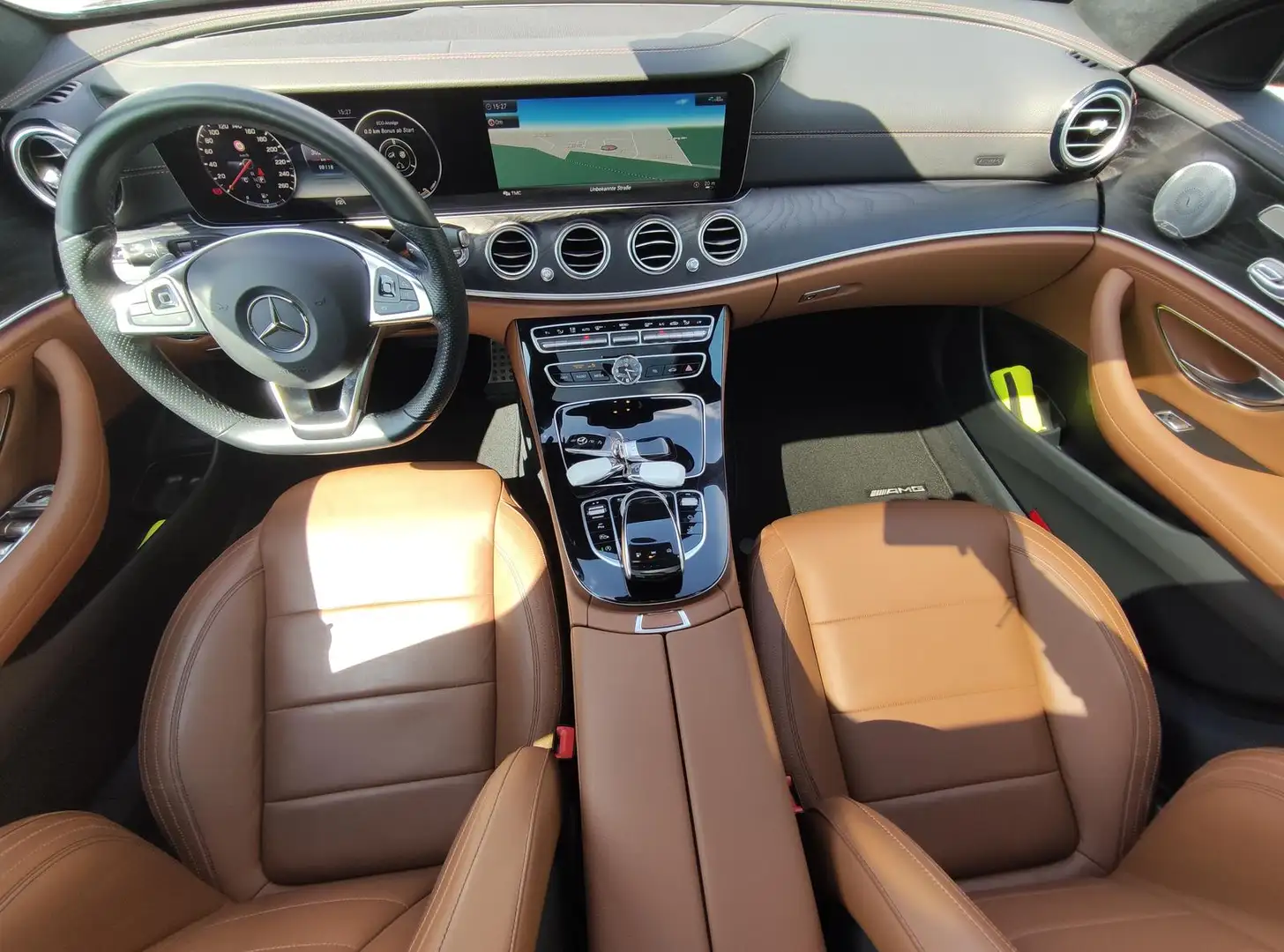 Mercedes-Benz E 400 T CGI+4Matic+LED+AMG-Line+Pano+Burmaster Gri - 2