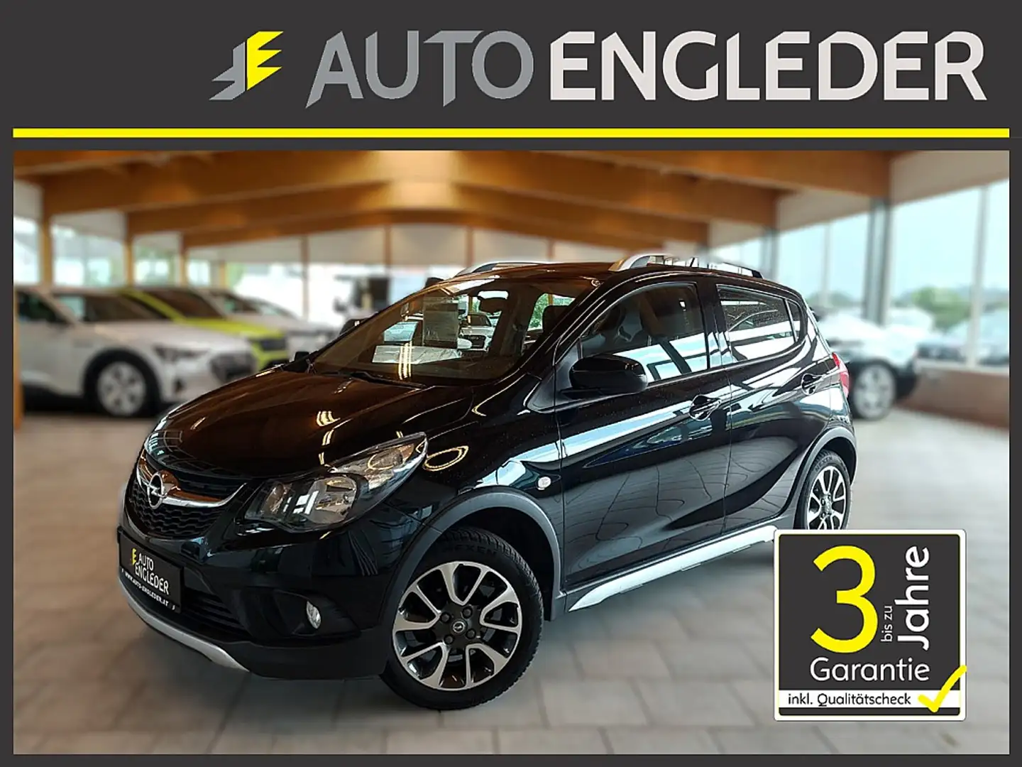 Opel Karl 1,0 Ecotec Rocks Schwarz - 1