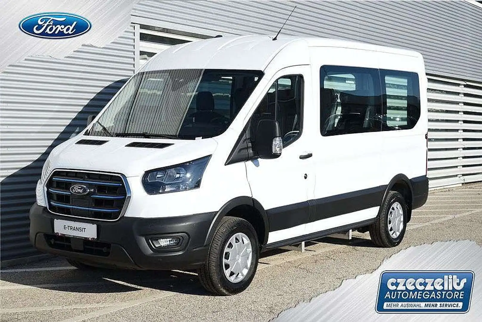 Ford E-Transit E-Transit Personentransporter 350 L2 Trend Weiß - 1