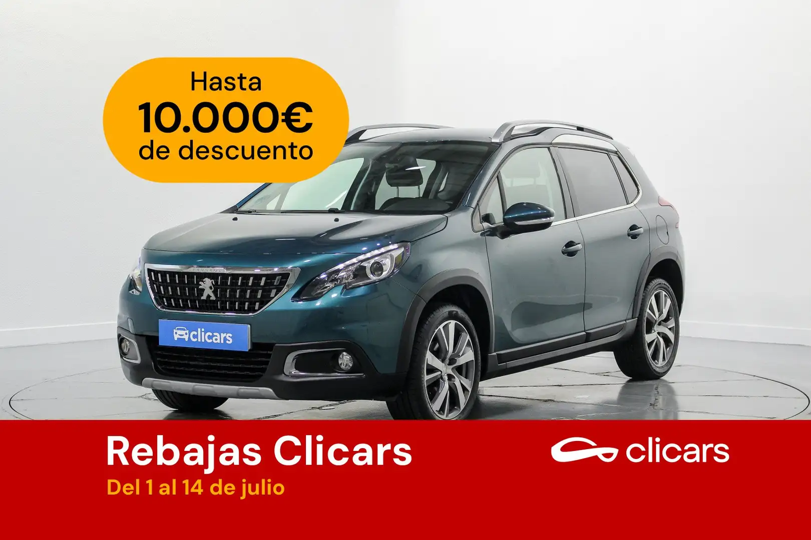 Peugeot 2008 1.5 BlueHDI S&S Allure 100 Zielony - 1