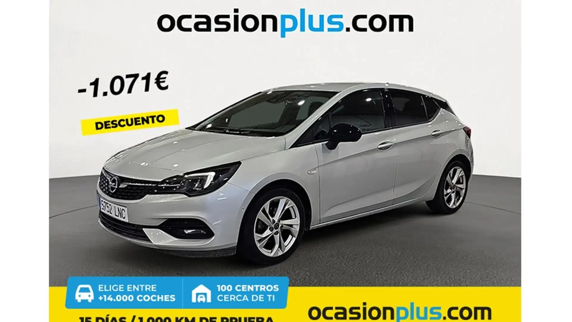 Opel Astra 1.2T S/S GS Line 110 Wit - 1