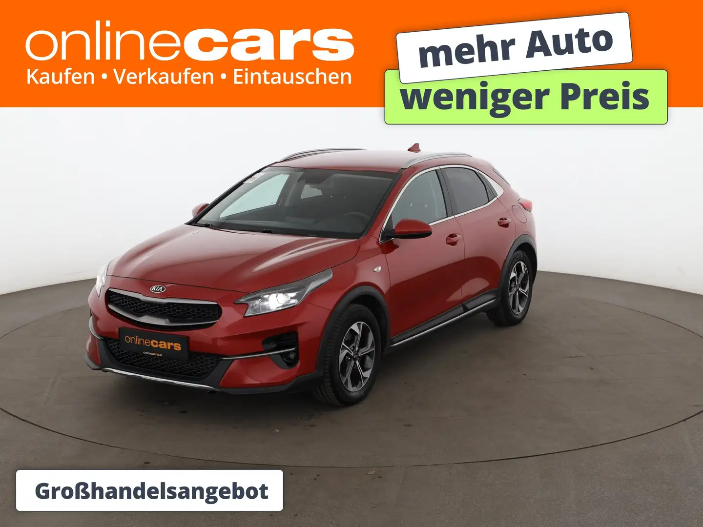 Kia XCeed 1.6 CRDI Silber LED AHK SITZHZG R-CAM KLIMA Rot - 1