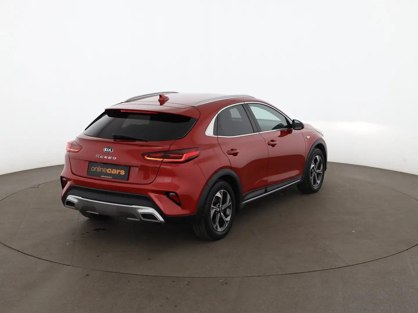 Kia XCeed 1.6 CRDI Silber LED AHK SITZHZG R-CAM KLIMA Rot - 2