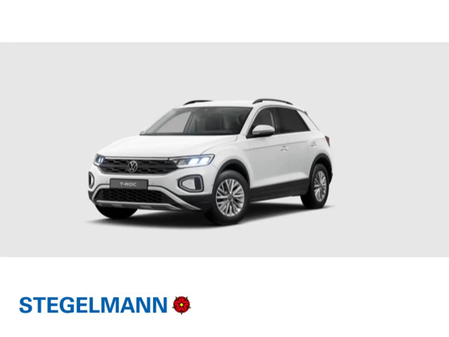 Volkswagen T-Roc 1.0 l TSI OPF 6-Gang-Schaltgetriebe Life Weiß - 1
