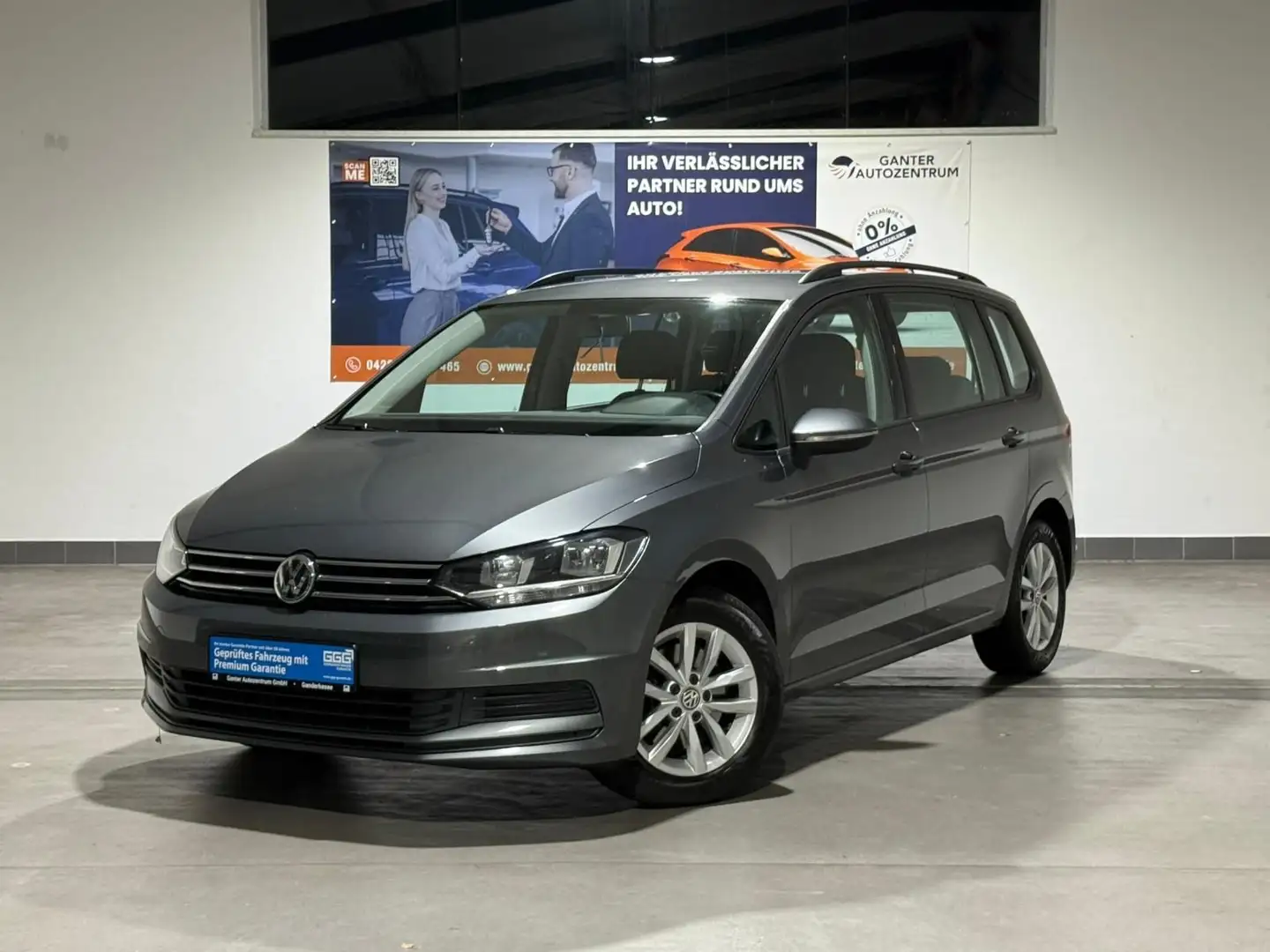 Volkswagen Touran 1.4 TSI DSG Comfortline AHK+PDC+USB+RDK Gris - 1